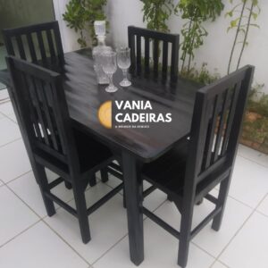 Conjunto Mesa Havana 1,20x70 com 4 Cadeiras