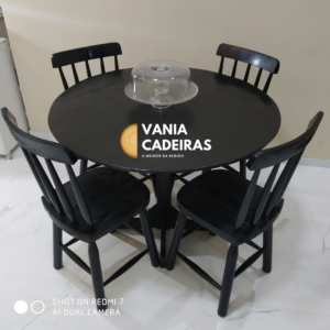 Conjunto Mesa Country Redonda 1m
