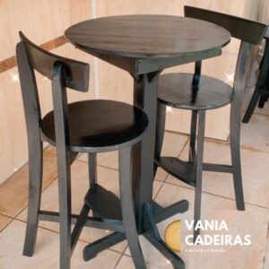 Conjunto Bistrô Mesa + 2 Banquetas