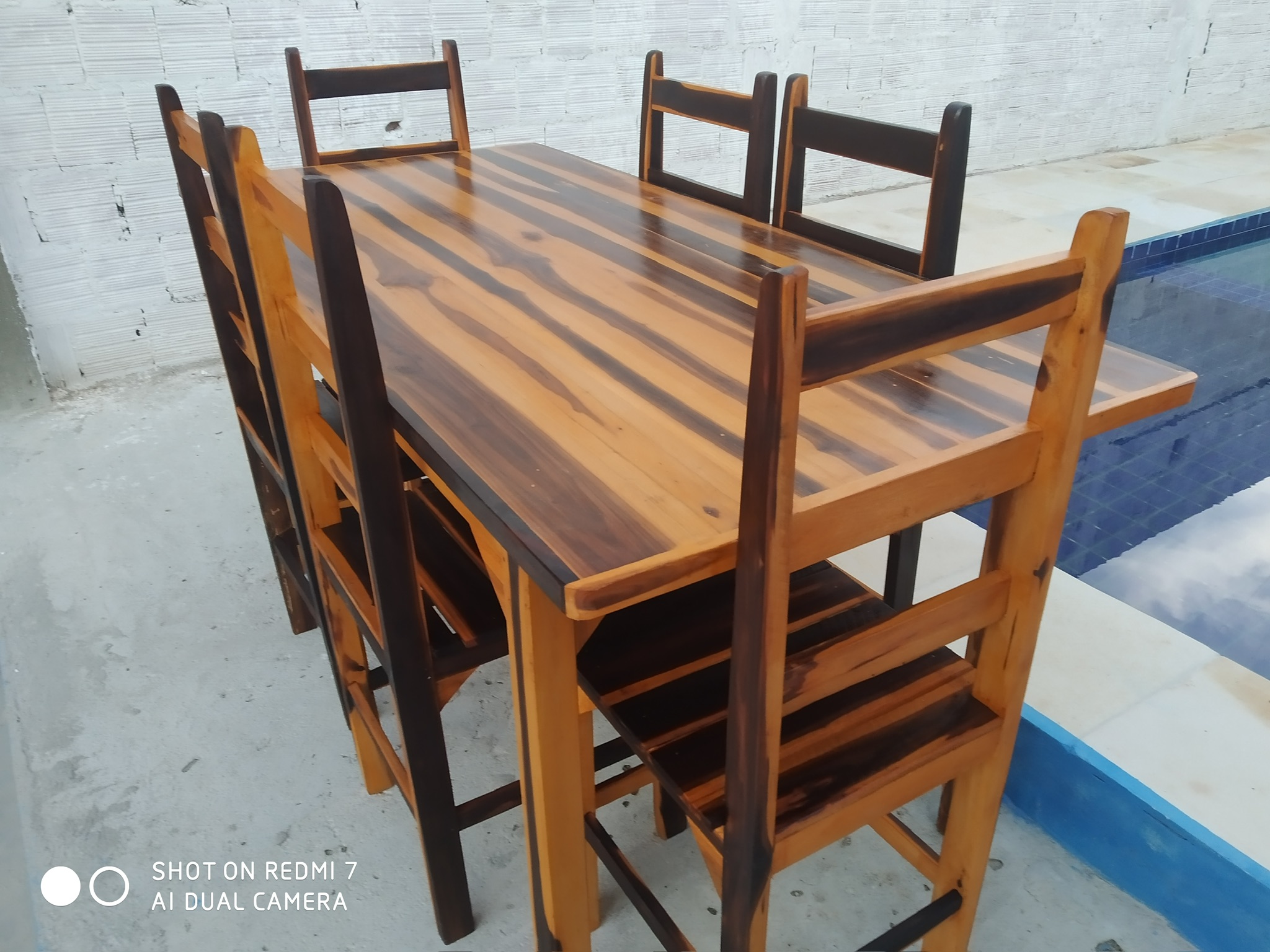 Conjunto Mesa Cozinha 1,50x80 com 6 Cadeiras - Imagem 2