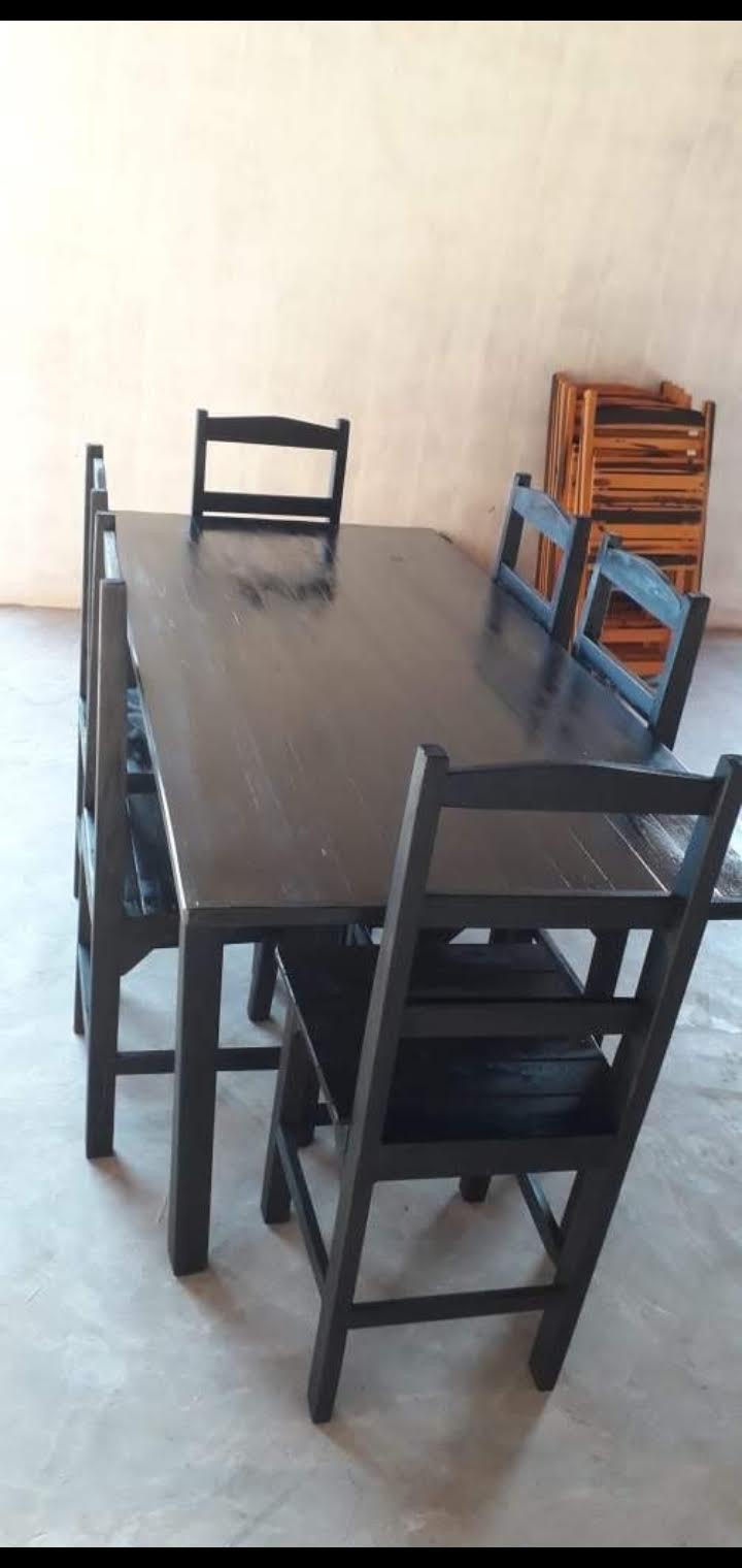 Conjunto Mesa Cozinha 1,50x80 com 6 Cadeiras - Imagem 4