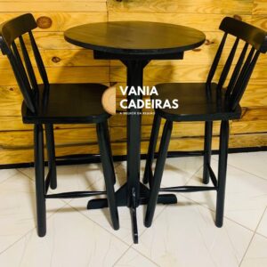 Conjunto Bistrô Country em Madeira